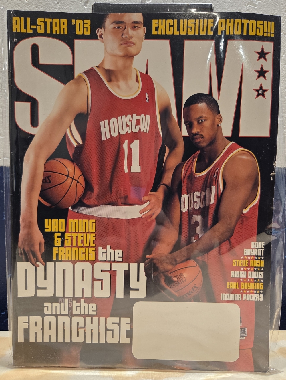 SLAM Magazine Issue #69 - Yao Ming & Steve Francis Cover (May 2003)